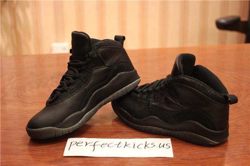 Authentic Air Jordan X Ovo black best version